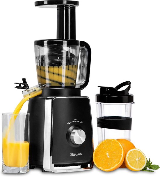 Slowjuicer met Brede Invoer en 3 Zeven voor Maximale Voedingsstoffen van Merkloos