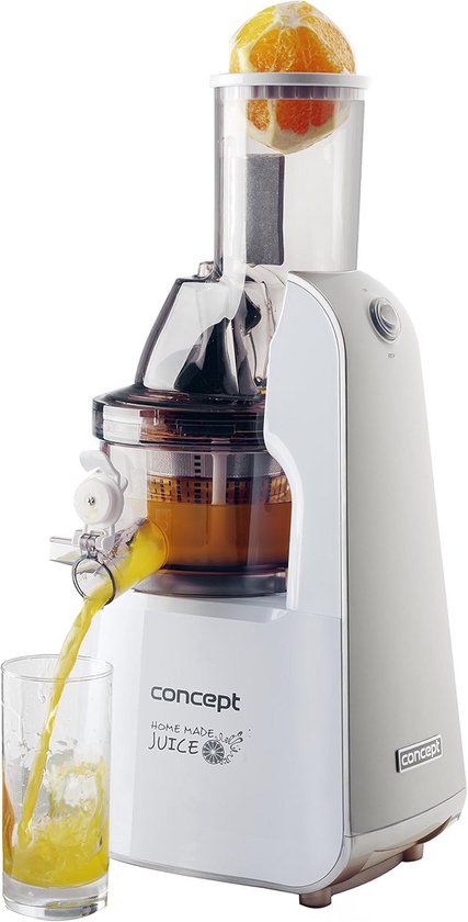 Slowjuicer met XXL Vulopening (7,5 cm) - Ideaal voor Bessen - Krachtig & BPA-vrij van Merkloos