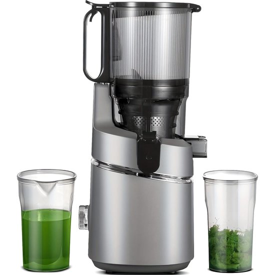 Slowjuicer – Slow Juicer – Sapmachine – Sapcentrifuge – Juicer – Brede Opening 13,5 Cm – 1,8 Liter Opvangbak – Stil Motor van Merkloos