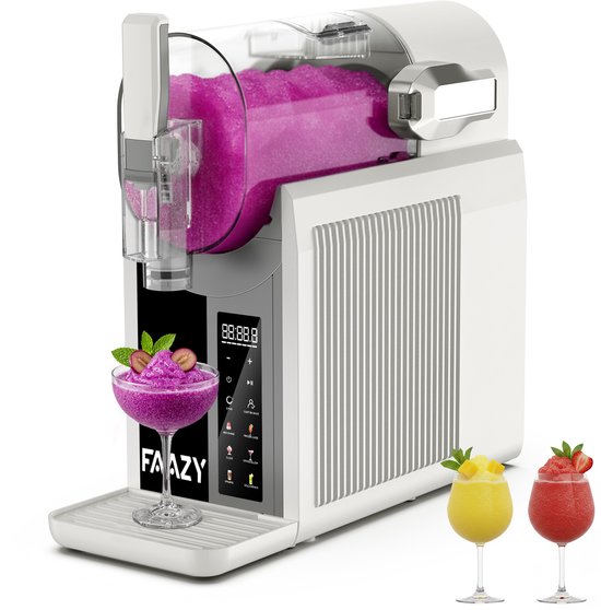 Slush Ijsmachine - 2L - 6 programma's - Zelfreinigend - Turbo Freeze - Wit