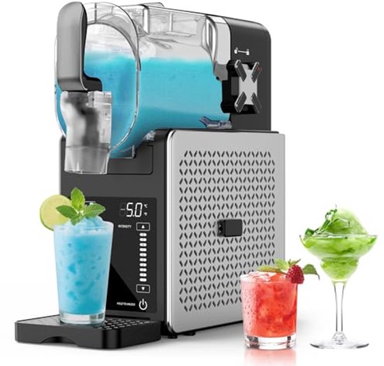 Slush-machine 2,5L - LED-display, 6 programma's voor margaritas, frappes en milkshakes van Merkloos