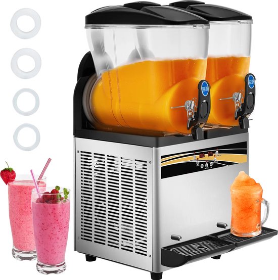 Slush Machine - Frozen Drink Machine van Roestvrij Staal - Ijskoude Drankjes van Merkloos