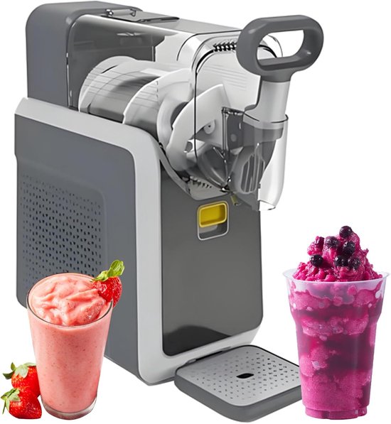 Slush Machine - IJsmachine Sapdispenser - Drankjes Bereiden - Zelfreinigend Compressiekoeling - 43x18x43 cm van Merkloos