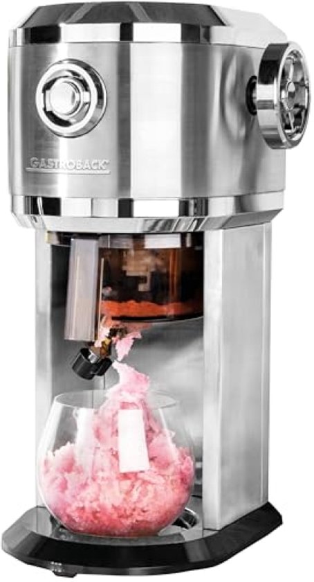 Slush-machine voor thuis - ijsmaker voor bevroren cocktails, Snow Cone, Slusheis, Granita en Crushed/Shaved Ice - instelbare raspdikte en vulhoeveelheid