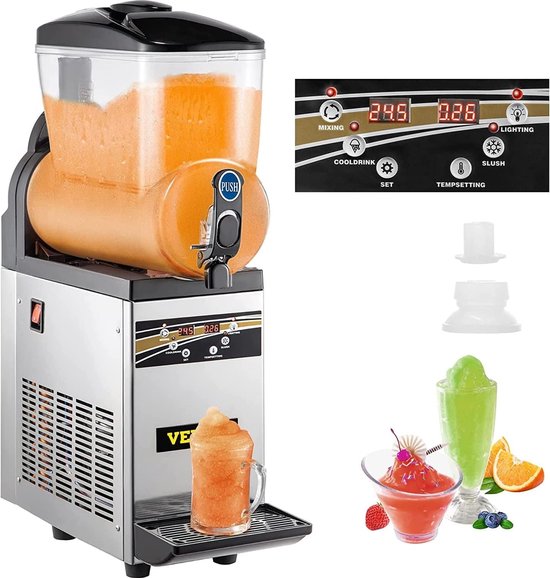 Slush Puppy Machine - Slush Puppy - Slush Machine - Slush Maker - Slush Machine - Slush Puppy Maker - Drankdispenser - 15 L van Merkloos