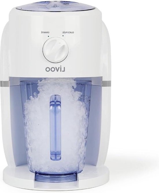 Slushie apparaat en crushed ijs machine - 2 ijsmaten - 250 g/minuten - 25 W van Nuvantee