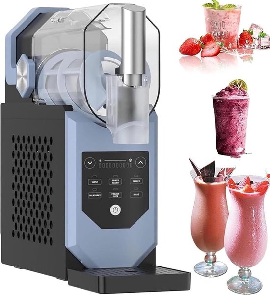 Slushie Machine - IJsmachine Dranken - Bevroren Dranken Maken - Ijsvrije Technologie - 41.5x14.3x42.5cm
