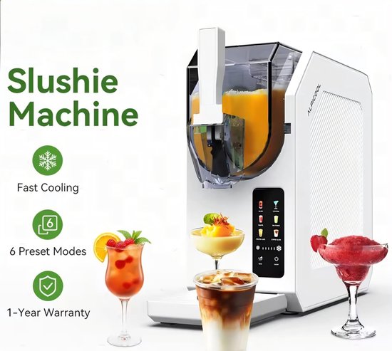 Slushie Machine - Slush Puppie Maker - Frozen Drink Machine - 1,9 Liter - Binnen 15 Minuten Klaar