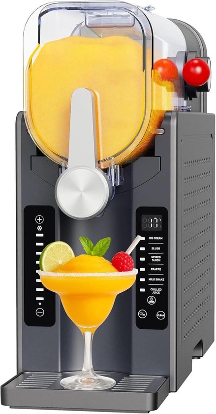 Slushmachine Thuis - Softijsmaker IJsmachine - Feestelijke Drankjes Maken - Geen IJs Nodig - 1.6 Liter Capaciteit van Merkloos