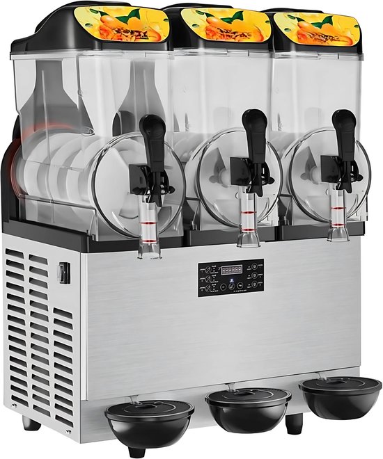 Slushy Machine - slush puppy maker- Ijsmachine- 1100W - RVS Smoothiemaker - Frozen Drink Maker 36L van Orange Donkey