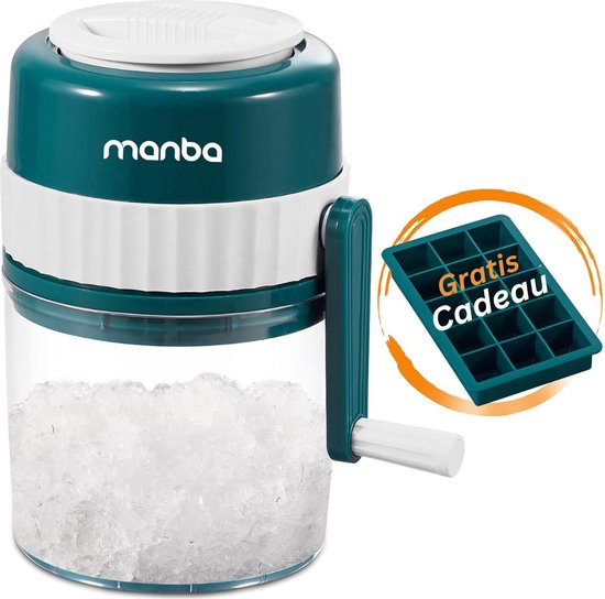 Slushy maker - draagbare & handmatige slush Puppy Machine - BPA vrij - Gratis ijblokjesbak van Merkloos