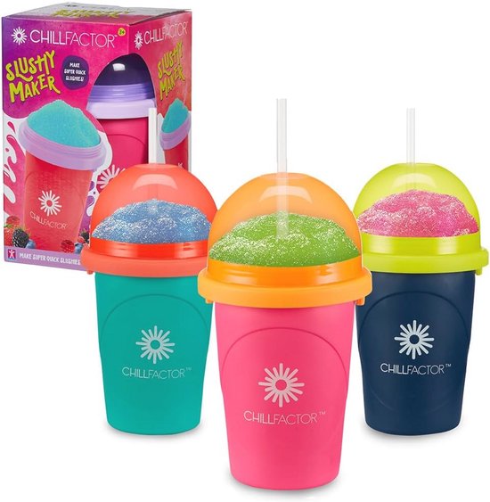 Slushy Maker voor Thuis – Maak Gemakkelijk IJsdranken in Blauw, Roze of Groen van Zoku