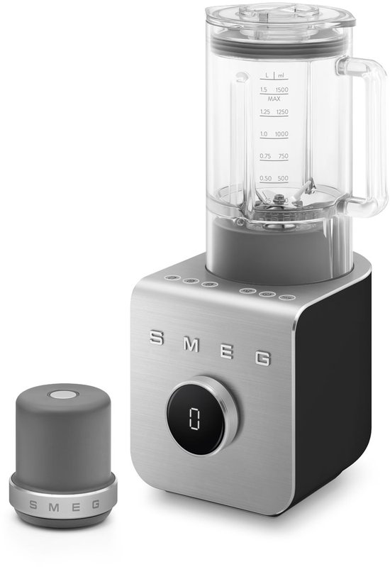 SMEG BLC02BLMEU - High Performance Blender - Incl. vacuümpomp - 1400W - Mat Zwart van SMEG