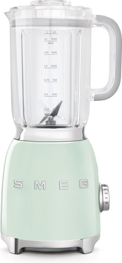 SMEG BLF01PGEU - Blender - Watergroen - 800W - 1,5L - Jaren '50-stijl van SMEG