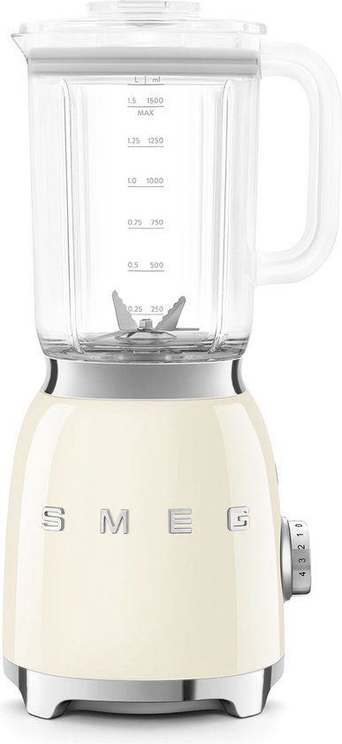 SMEG BLF03CREU - Blender - Crème - 800W - 1,5L - Jaren '50 Stijl van SMEG