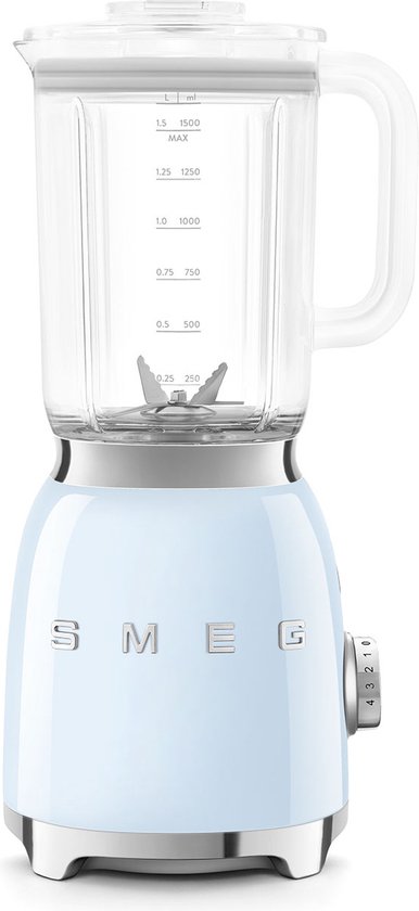 SMEG BLF03PBEU - Blender - Pastelblauw - 800W - 1,5L - Jaren '50 Stijl van SMEG