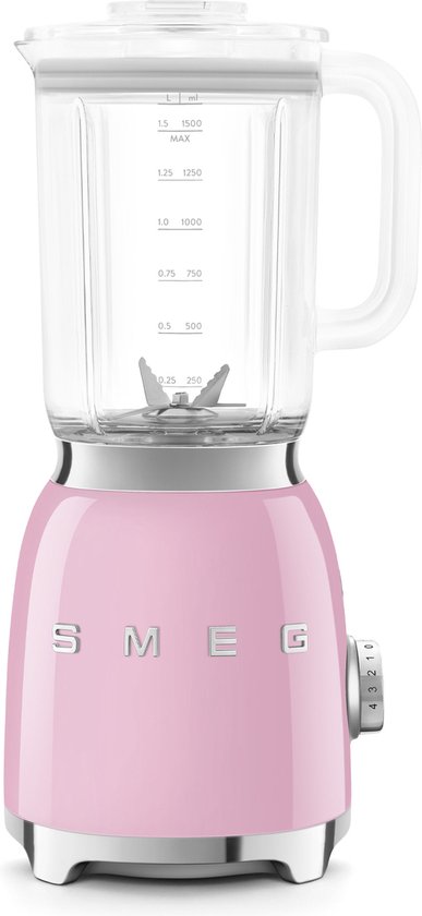 SMEG BLF03PKEU - Blender - Roze - 800W - 1,5L - Jaren '50 Stijl van SMEG
