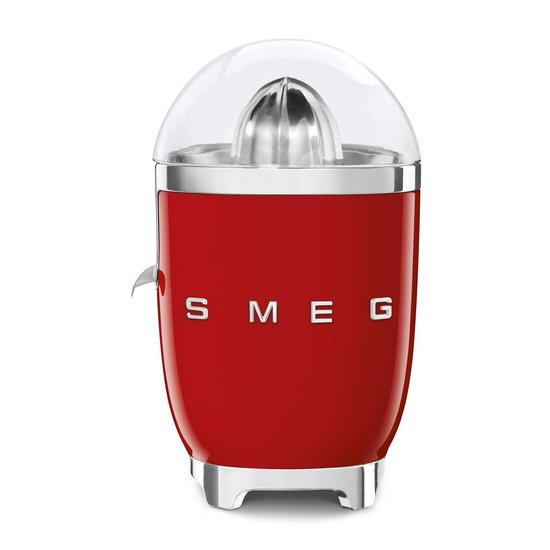 SMEG CJF01RDEU - Citruspers - Rood - Handmatige druk - 70W