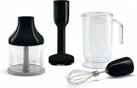 SMEG HBAC11BL - Staafmixer accessoire set - Zwart