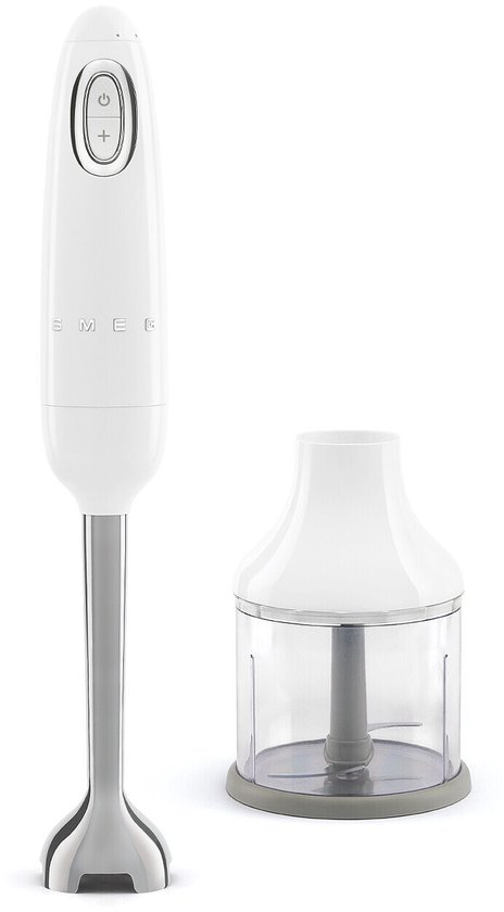 SMEG HBF00WHEU Staafmixer - 700W - Variabele Snelheid met Turbofunctie - RVS Mixvoet - Wit van SMEG