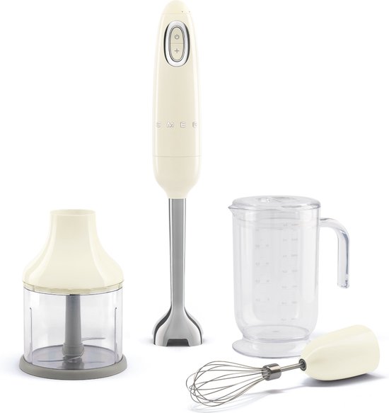 SMEG HBF03CREU - Staafmixer - Crème - 700W - Met accessoires van SMEG