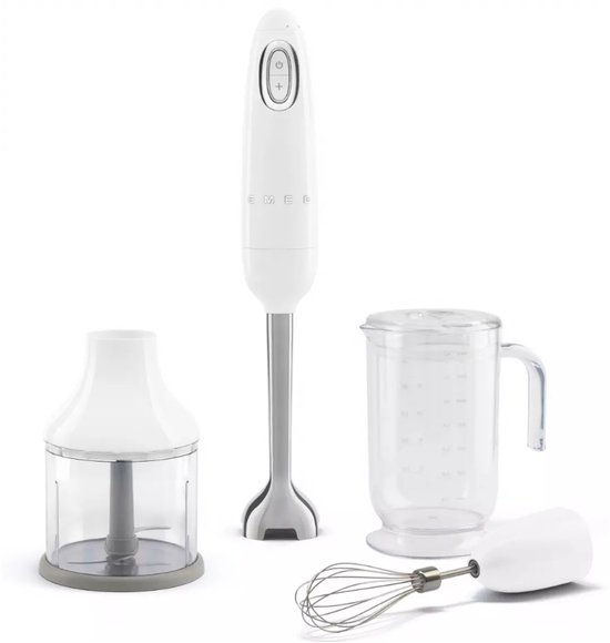 SMEG HBF03WHEU - Staafmixer - Wit - 700W - Met accessoires van SMEG
