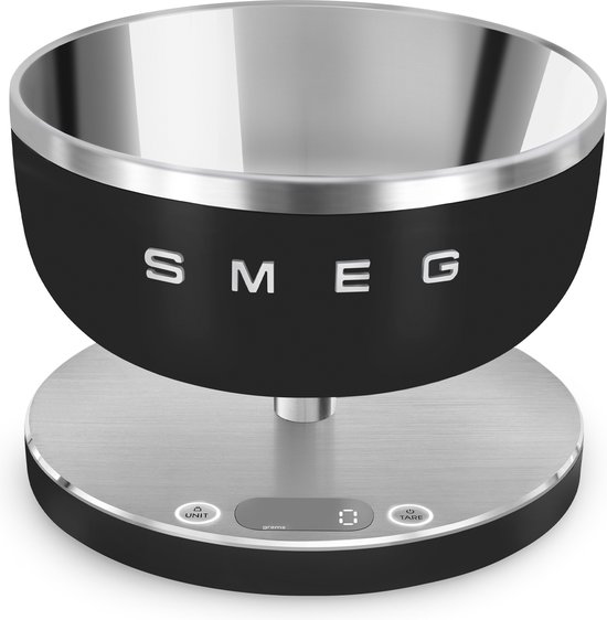 SMEG KSC01BLMWW - Digitale Keukenweegschaal - Mat Zwart - Collezione van Merkloos