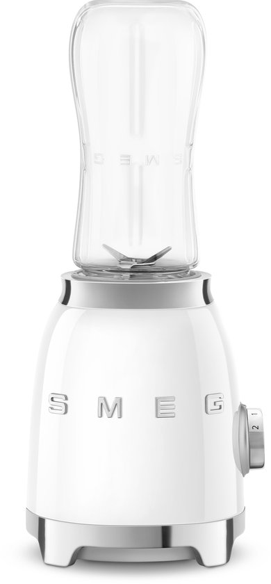 SMEG PBF00WHEU - Personal Blender - Jaren 50 - Wit - incl. 1 Bottle-to-Go van SMEG