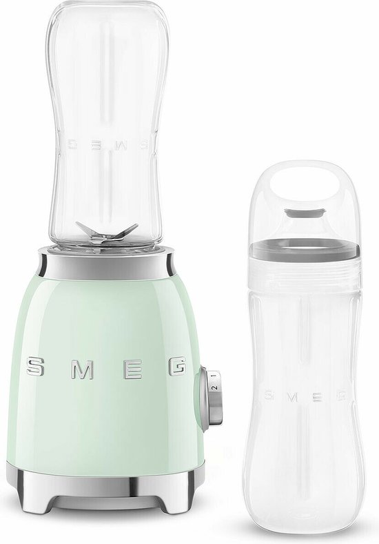 SMEG PBF01PGEU - Personal blender - Watergroen - 600 ml - 300W - Jaren '50 van SMEG