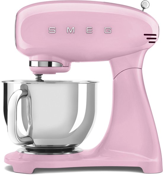 SMEG SMF05PKEU - Keukenmachine - Roze - 1000 W - Full Color van Merkloos