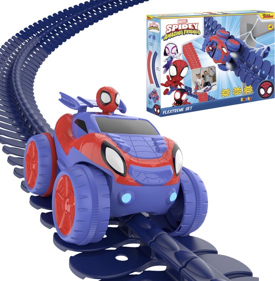 Smoby - Disney Marvel Spiderman - Flextreme Discovery Set - Racebaan - 4,4m van Smoby