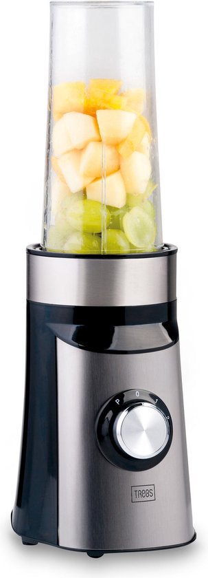 Smoothie to go/ Blender to go- blender en drinkbeker in één- ijs crushen mogelijk- 2 snelheden- inclusief schenkkan en drink beker
