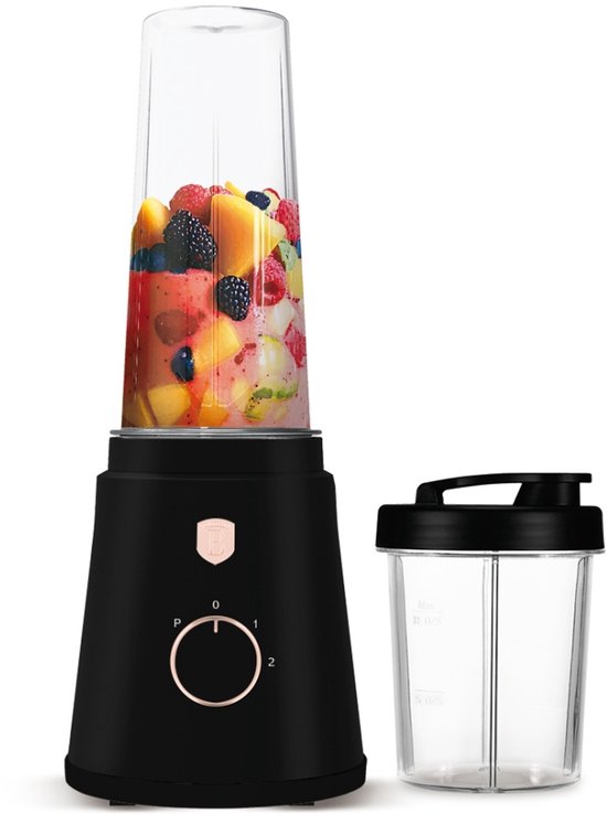 Smoothiemaker met fles uit de Black Rose-collectie