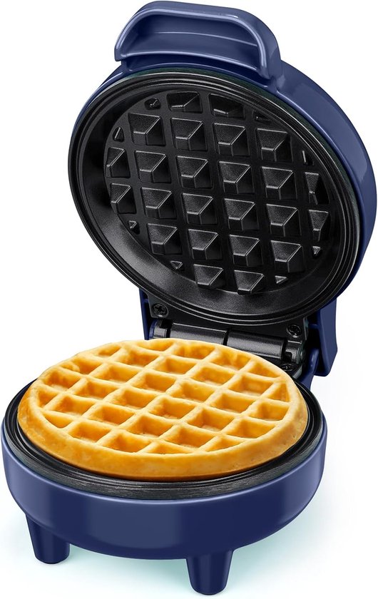 Snailar Mini-wafelijzer ABW59 - 550 W - 10 cm - blauw