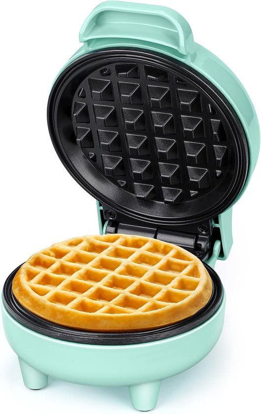 Snailar Mini-wafelijzer ABW59 - 550 W - 10 cm - groen