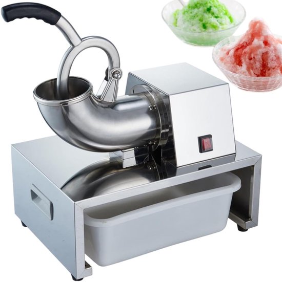 Sneeuwkegelmachine - Ijsvergruizer schaafmachine - Zomerse traktaties maken - 200 kg per uur - 45x32x645 cm