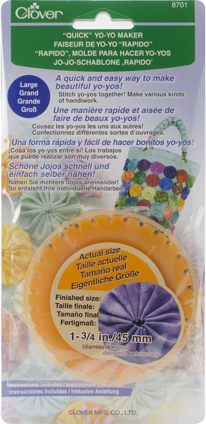 Snel Yo-Yo Maker Rond 1-3/4" - Voor Creatieve Creaties