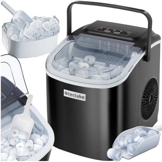 Snelle IJsmachine voor 9 blokjes in 6 minuten - 12 kg per dag - 2 formaten van Nuvantee