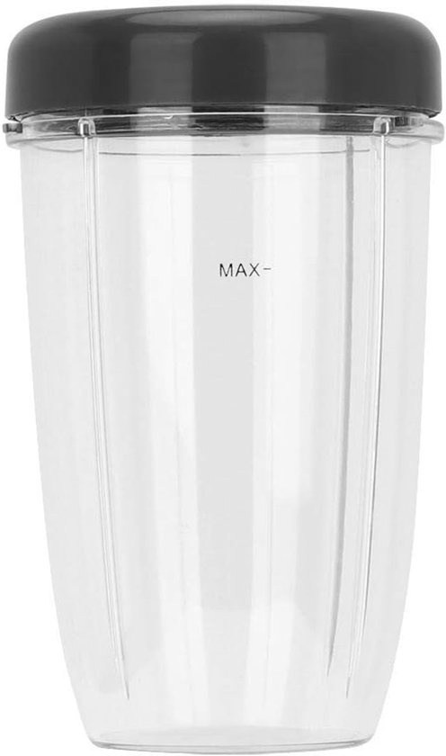 SnelShoppen - 18oz, 24oz, 32oz Mixercups + Deksel Set voor 900W Mixer - Duurzaam en Veilige Vervangonderdelen - PC en ABS Materiaal - Perfect voor Keu
