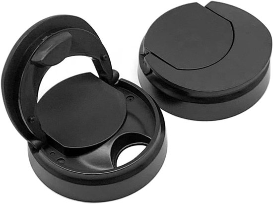 SnelShoppen - 2 Pack Magic Bullet Blender Flip Top To-Go Deksels - Vervangende Lid Accessoires voor Keuken, Ideaal voor Smoothies en Dranken, Duurzaam