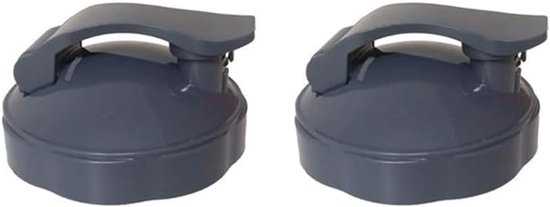 SnelShoppen - 2 Stuks Flip Top Bekers Deksel, Vervangonderdeel Juicer, Blender Sealing Cover, Plastic Herbruikbare Deksels voor Blender, Mixer, Juicer