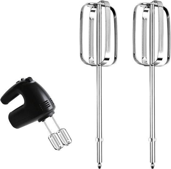 SnelShoppen - 2 Stuks Hand Mixer Kloppers - Universele RVS Elektrische Handmixer Vervangingen - Duurzaam en Sterk - Voor Koken en Bakken