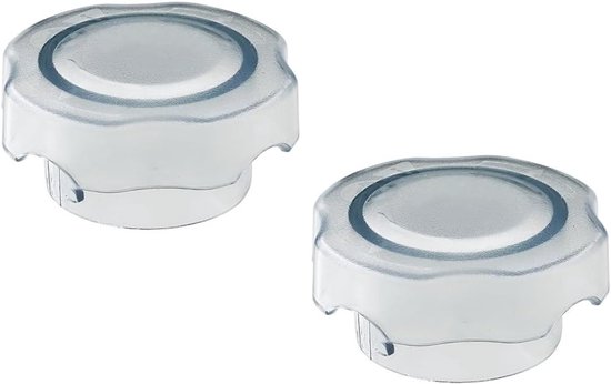 SnelShoppen - 2 Stuks Vervangende Deksel voor 64oz Advance Laag-Profiel Container, Blender Vervangingskap Geschikt voor Keuken en Smoothies