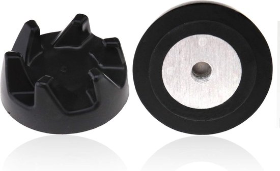SnelShoppen - 3 Stuks Rubber Klauwspindel voor Blender, Vervangend Onderdeel voor Keukenapparatuur, 36mm Blad, Rubber en Aluminium, Keukenaccessoire