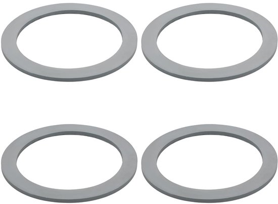 SnelShoppen - 4Stuks Blender O-Ring Vervangingsrubber - Grijze Gasket Compatibel met Oster en Osterizer - Hoge Kwaliteit, Perfecte Afdichting voor Keu
