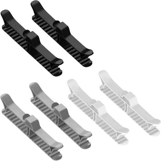 SnelShoppen - 6-delige Kabelhaspel Kabelclip Draadorganizer voor Slowcooker Blender Koffiezetter Frituurpan USB-kabels - Zelfklevend en Makkelijk in G