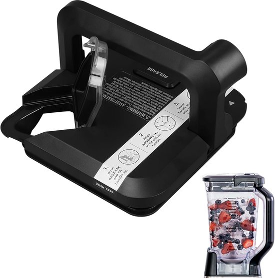 SnelShoppen - 70oz Vervangende Deksel voor Blender, Geschikt voor Ninja Blender, Sterk en Veilige Plastic Water Tank Deksel voor Keuken, Blenden, Smoo