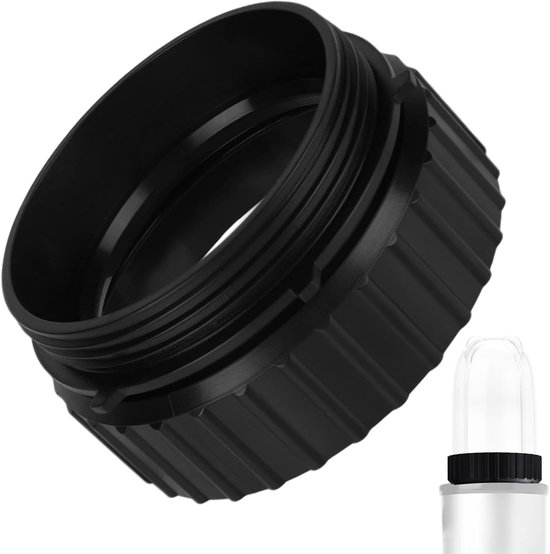 SnelShoppen - Adapter voor Blender en Weckpot met Brede Opening, Hoogwaardige BPA-Vrije Vervangingsonderdeel, Vaatwasmachinebestendig, Geschikt voor K