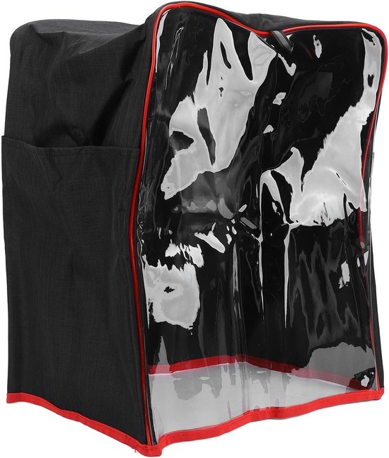 SnelShoppen - Beschermhoes voor Keukenmachine, Multifunctionele Stofhoes voor Mixers, Foodprocessors en Sojamelkmachines, Transparante Voorkant, 45x30