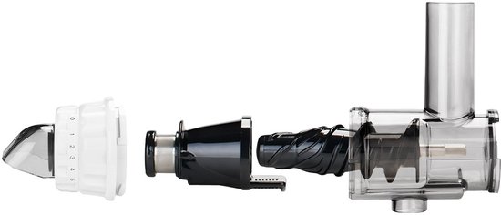 SnelShoppen - Biochef Axis Cold Press Juicer - Zilver - Slowjuicer voor Gezonde Sappen, Voordelig, Duurzaam, Geschikt voor Keuken en Gezondheid